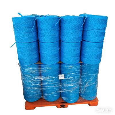 Polypropylene split film rope pp baler twine for hay square and packaging