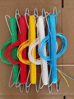 7500D/9000D Denier Tomato Tying Twine with 26.5KGF / 31.5KGF Breaking Strength and Customizable Color for Agriculture